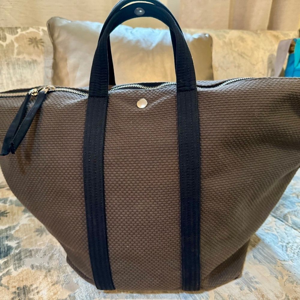 CABAS LARGE TOTE IN BROWN